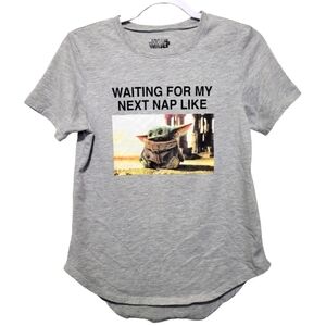 Star Wars Baby Yoda Juniors Graphic T-Shirt Medium (7/9)